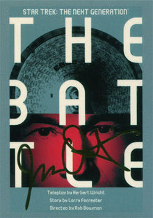 Star Trek TNG Portfolio Prints S1 Base 9 Parallel Gold Chase Card 091/125