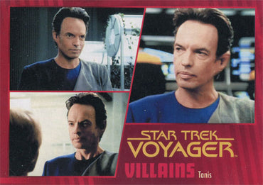 Star Trek Voyager Heroes & Villains Gold Parallel Base 91 Chase Card 053/100