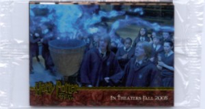 Harry Potter and the Goblet of Fire Factory Sealed 4 Card Gold Foil Promo Pack