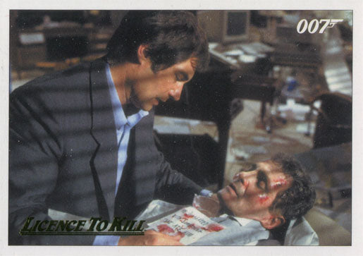 James Bond 007 Classics License To Kill 12 Gold Parallel Chase Card #004/150