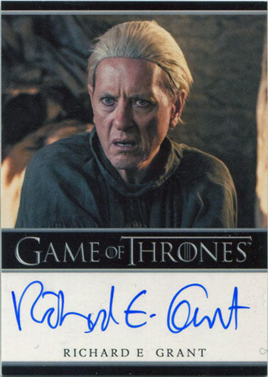 Game of Thrones Season 6 Autograph Card Richard E. Grant as Izembaro