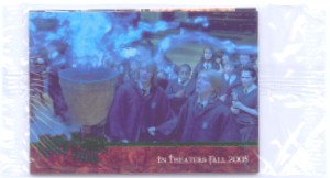 Harry Potter and the Goblet of Fire Factory Sealed 4 Card Green Foil Promo Pack