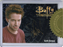 Buffy Ultimate Collectors Series 3 Gold Autograph Card Seth Green