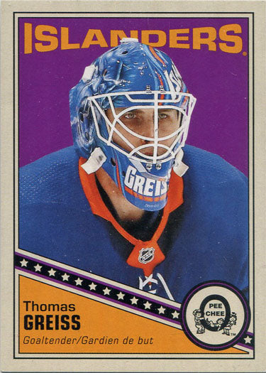 O-Pee-Chee Hockey 2019-20 Blank Back Parallel Card NNO Thomas Greiss