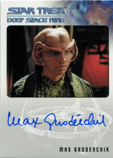 Star Trek DS9 Heroes & Villains Autograph Card Max Grodenchik as Rom