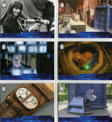 Doctor Who 2015 Gadgets Complete 7 Card Chase Set