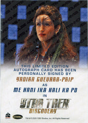 Star Trek Discovery Season 2 Autograph Card Yadira Guevara-Prip as Me Hani (FB)