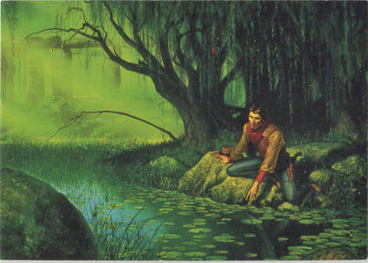 Mike Whelan II Other Worlds 1995 Gunslinger Chase Card 2 Temple of the Oracle