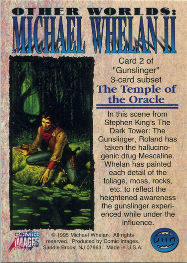 Mike Whelan II Other Worlds 1995 Gunslinger Chase Card 2 Temple of the Oracle