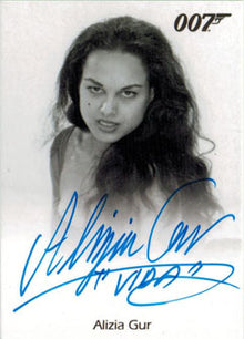 James Bond Autographs & Relics Autograph Card Alizia Gur as Vida