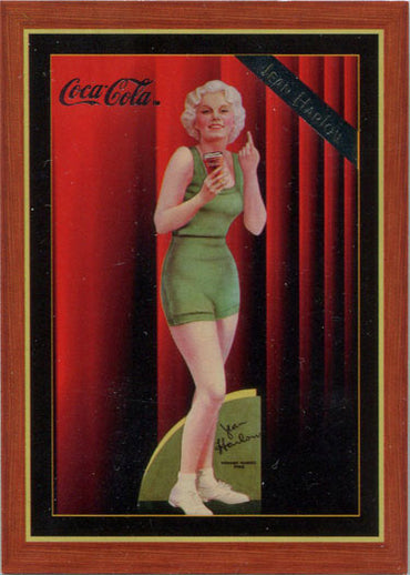 Coca-Cola Series 4 Hollywood Celebrities Chase Card H-1 Jean Harlow