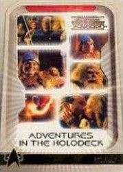 Complete Star Trek Voyager Adventures in the Holodeck Complete 9 Card Chase Set