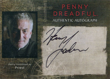 Penny Dreadful Season 1 Autograph Card HG Henry Goodman as Priest