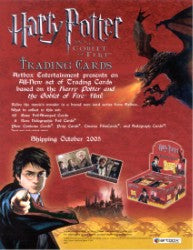 Harry Potter and the Goblet of Fire Trading Card Sell Sheet