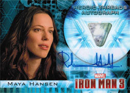 Iron Man 3 Movie Autograph Costume Memorabilia HTA-2 Rebecca Hall as Maya Hansen