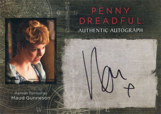 Penny Dreadful Season 1 Autograph Card HTO Hannah Tointon as Maud Gunneson