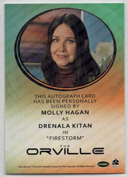 Orville Archives Autograph Card Molly Hagan as Drenala Kitan (Bordered)