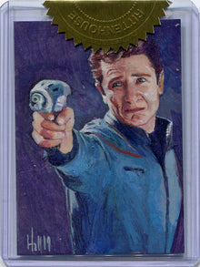 Star Trek Enterprise Archives S2 Sketch Card by Charles Hall of Lt Reed