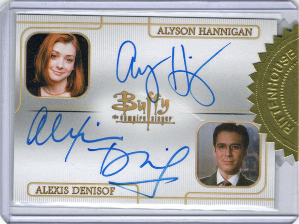Buffy Ultimate Collectors Series 3 Dual Autograph Card Alyson Hannigan/Alexis Denisof