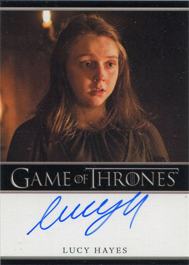 Game of Thrones Season 7 Autograph Card Lucy Hayes as Lady Kitty Frey