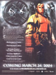 Hellboy Movie Trading Card Sell Sheet