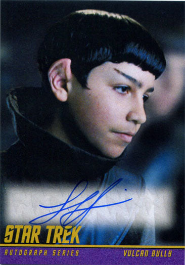 Star Trek Beyond Classic Autograph Card Lorenzo James Henrie as Vulcan Bully