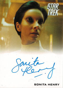 Star Trek Movies 2014 Into Darkness Autograph Card Sonita Henry as Kelvin Doctor