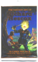 Richard Hescox Factory Sealed Trading card Pack