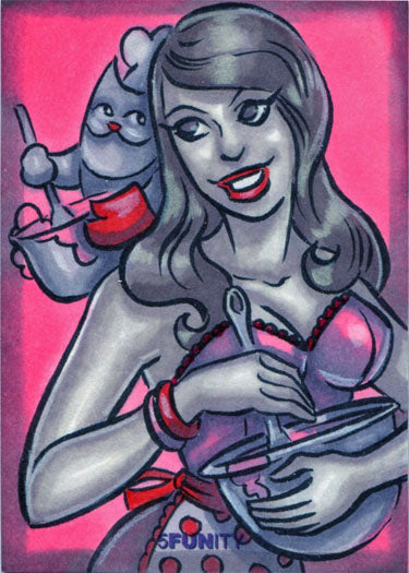 DH 5FUNity Sketch Card by Erica Hesse of Kitty Ditties & Pretty Ladies V2