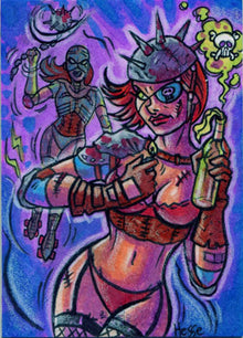 Female Persuasion Series 5 TFP5 5fini3 Sketch Card by Erica Hesse 1 of 3