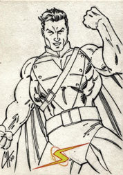 Project Superpowers Sketch Card by Clint Hilinski #13
