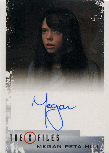 X-Files Season 10 & 11 Autograph Card Megan Peta Hill as Molly