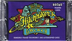 Hitchhikers Guide to the Galaxy Factory Sealed Trading Card Pack