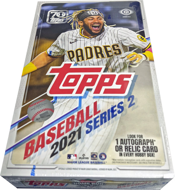 Topps 2021 Series 2 Baseball Factory Sealed Hobby Card Box