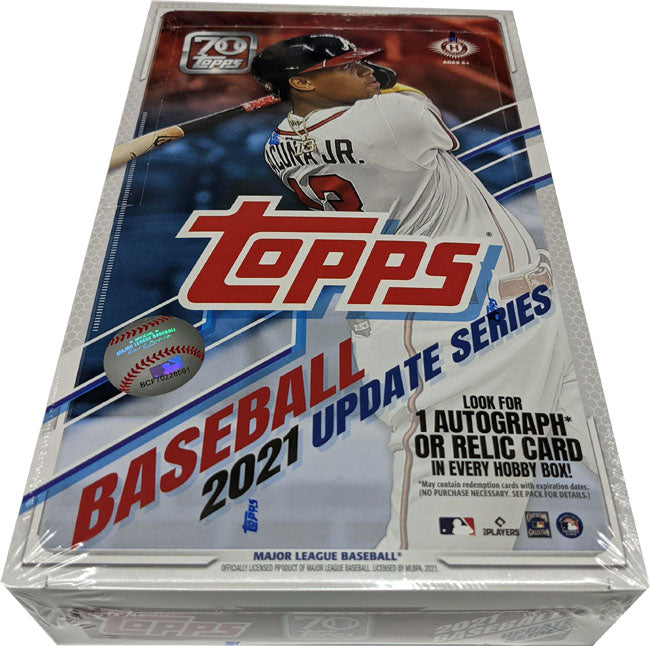 2021 Topps Baseball Update Series Factory Sealed Hobby Box