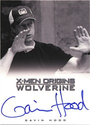 X-Men Origins Wolverine Autograph Card by Gavin Hood (Director)