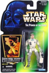 Star Wars POTF Hoth Rebel Soldier Action Figure Collection 2 Green Card