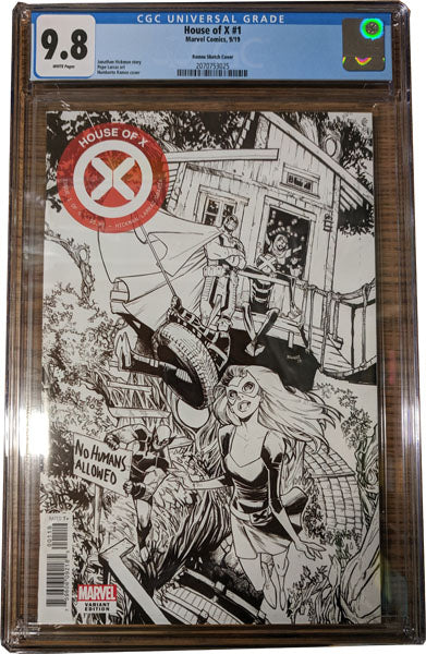 House of X 1 Party Sketch Variant Graded CGC 9.8