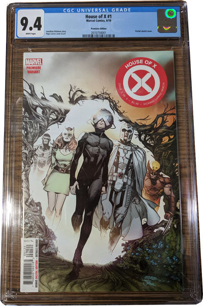 House of X 1 Premiere Variant Graded CGC 9.4