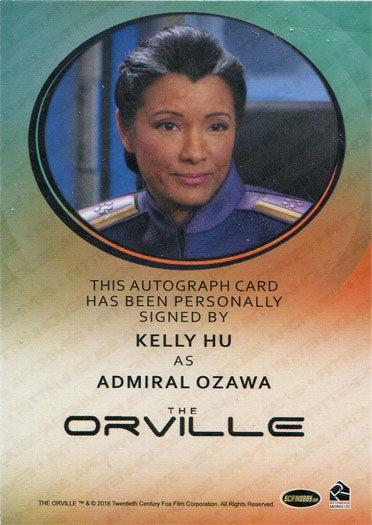 Orville Season 1 Autograph Card Kelly Hu as Admiral Ozawa