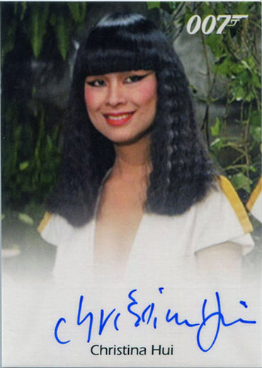 James Bond Archives 2017 Final Autograph Card Christina Hui as Draxs Woman