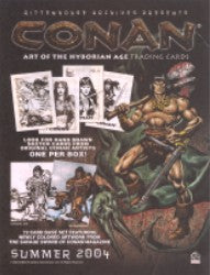 Conan: Art of the Hyborian Age Trading Card Sell Sheet