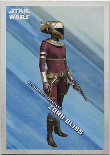 Star Wars Rise Skywalker Illustrated Character Card IC-11 Zorii Bliss