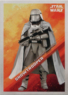 Star Wars Rise Skywalker Illustrated Character Card IC-14 Snowtrooper