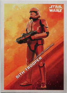 Star Wars Rise Skywalker Illustrated Character Card IC-15 Sith Trooper
