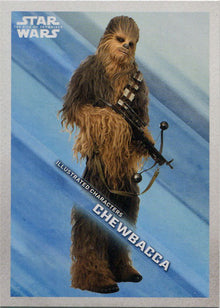 Star Wars Rise Skywalker Illustrated Character Card IC-6 Chewbacca