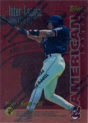 Topps Baseball 1996 Inter-League Matchup Insert Card ILM6 B. Larkin/A. Belle