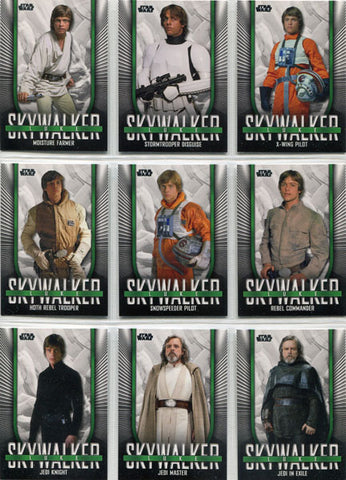 Star Wars Skywalker Saga Iconic Looks Complete 10 Card Set IL-1 to IL-10