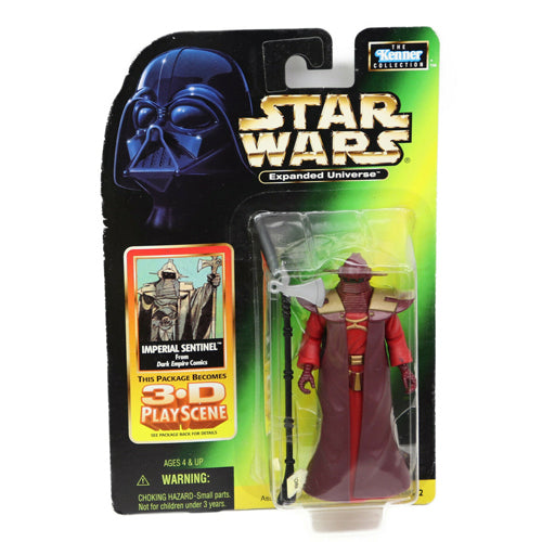 Star Wars POTF Imperial Sentinel Action Figure with 3D Play Scene