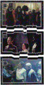 Star Wars 30th Anniversary Tryptich Puzzle Imprisonment Complete 3 Card Set